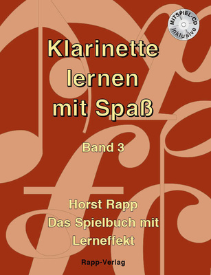 Horst Rapp Verlag - Klarinette lernen mit SpaÃ 3