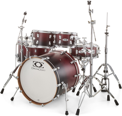 DrumCraft - Series 6 2up 2down Red Fade