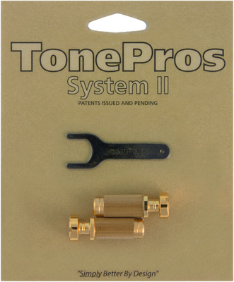 TonePros - SS1 G Brass Locking Studs