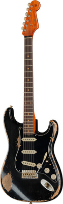 Fender - 60 Strat BLK Heavy Relic MBAH