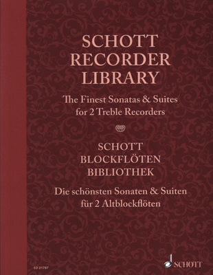 Schott - Recorder Library Suites