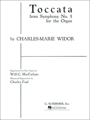 G. Schirmer - Widor Toccata Symphony No.5