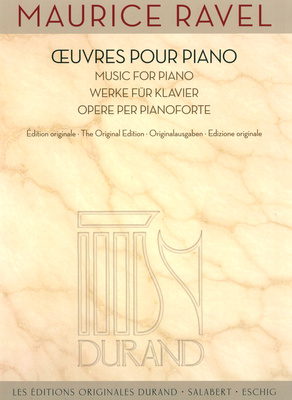 Editions Durand - Ravel Åuvres Pour Piano