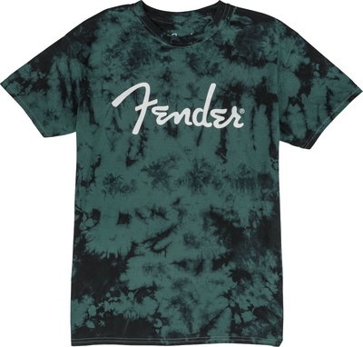 Fender - T-Shirt Tie-Dye Logo Black S