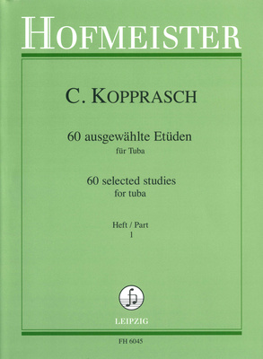 Friedrich Hofmeister Verlag - Kopprasch 60 EtÃ¼den Tuba 1