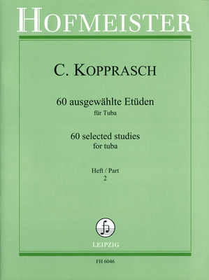 Friedrich Hofmeister Verlag - Kopprasch 60 EtÃ¼den Tuba 2