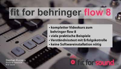 fit for sound - fit for Behringer Flow 8