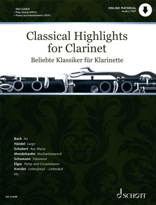 Schott - Classical Highlights Clarinet