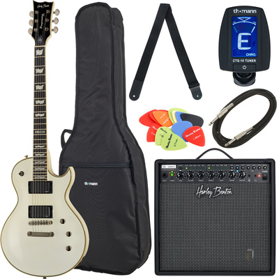 Harley Benton - SC-1000 WH Progressive Bundle