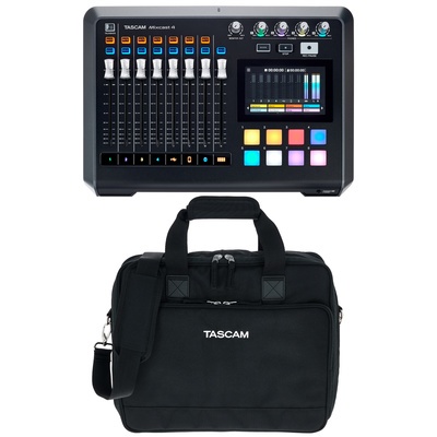 Tascam - Mixcast 4 Bag Bundle