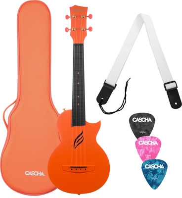 Cascha - Carbon Concert Ukulele Set ORG