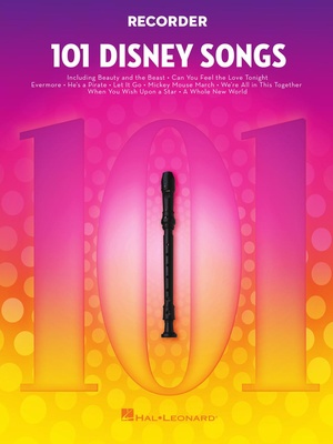 Hal Leonard - 101 Disney Songs Recorder