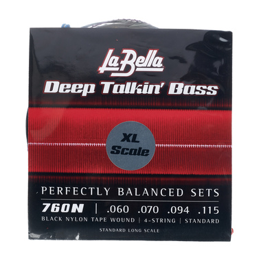 La Bella - 760N-XL Black Nylon Tape