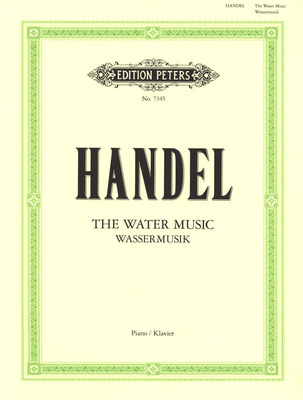 Edition Peters - HÃ¤ndel Wassermusik Klavier