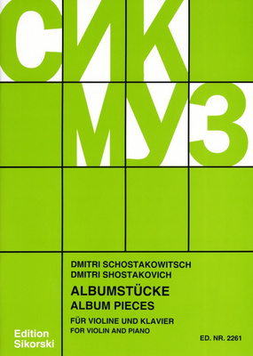 Sikorski Musikverlage - Schostakowitsch AlbumstÃ¼cke VL