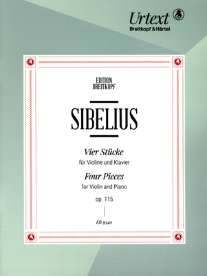 Breitkopf & HÃ¤rtel - Sibelius 4 StÃ¼cke Violine