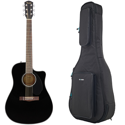 Fender - CD-60SCE Blk WN w/Bag