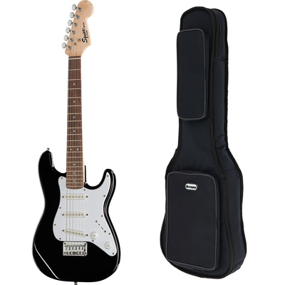 Squier - Mini Strat V2 BK IL Bundle