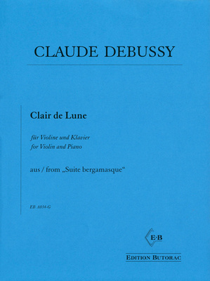 Edition Butorac - Debussy Clair de Lune Violin