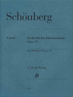 Henle Verlag - SchÃ¶nberg Sechs kleine Klavier
