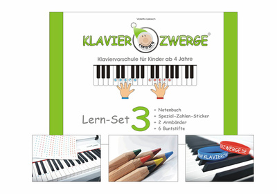 Klavierzwerge - Klavierzwerge Lern-Set 3