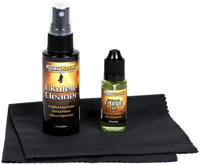 MusicNomad - Premium Ukulele Care Kit 3 pc