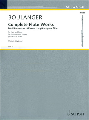 Schott - Boulanger Complete Flute Works