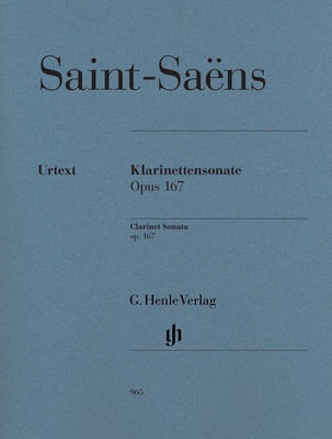 Henle Verlag - Saint-SaÃ«ns Klarinettensonate