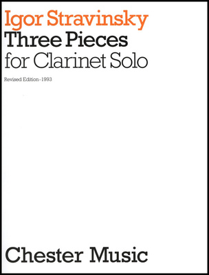 Chester Music - Strawinsky Three Pieces Clarin