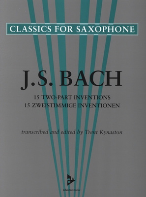 Advance Music - Bach 15 Inventionen Saxophone