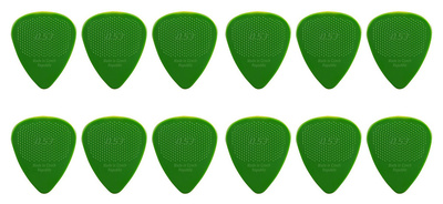 D-Grip Picks - 351 Nylon Green 0,53