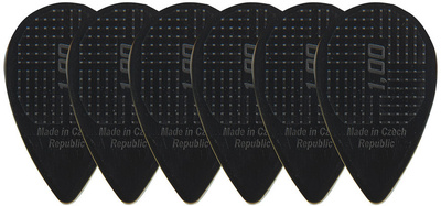 D-Grip Picks - Balkan Form Nylon Black 1,00