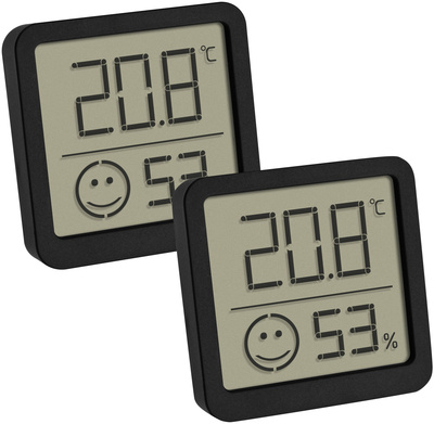 TFA - Thermo-Hygrometer BK Set of 2