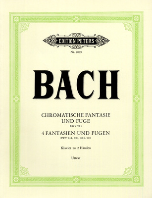 Edition Peters - Bach Chromatische Fantasie