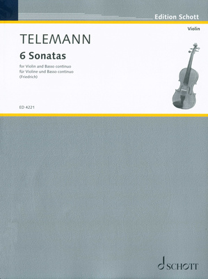 Schott - Telemann 6 Sonaten Violine