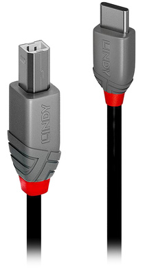 Lindy - 3m USB 2.0 Typ C/B Anthra