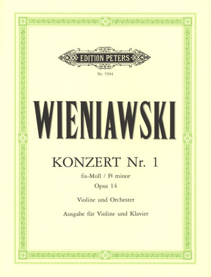Edition Peters - Wieniawski Violinkonzert Nr. 1