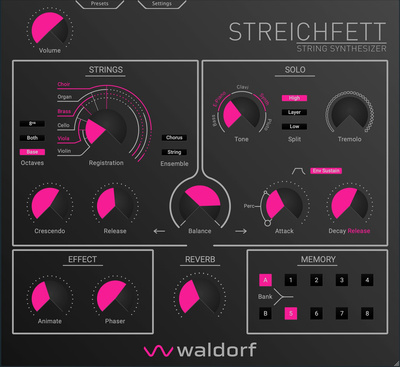 Waldorf - Streichfett Plugin