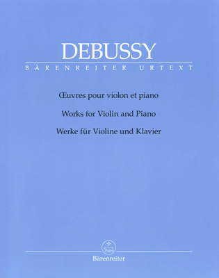 BÃ¤renreiter - Debussy Werke Violin Klavier