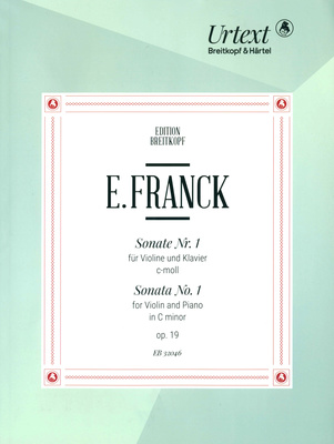 Breitkopf & HÃ¤rtel - Franck Sonate Nr. 1 c-moll