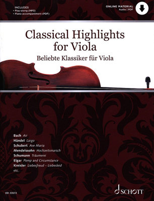 Schott - Classical Highlights Viola