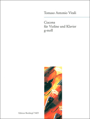 Breitkopf & Härtel - Vitali Ciacona g-moll Violin Breitkopf & Härtel - Vitali Ciacona g-moll Violin