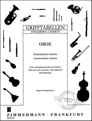 Zimmermann Verlag - Grifftabelle Oboe