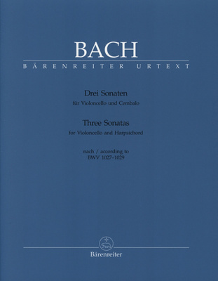 BÃ¤renreiter - Bach Drei Sonaten Cello