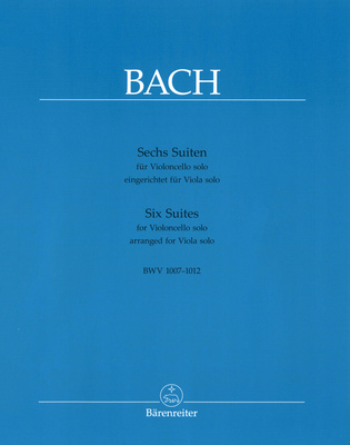 BÃ¤renreiter - Bach Suiten BWV1007-1012 Viola