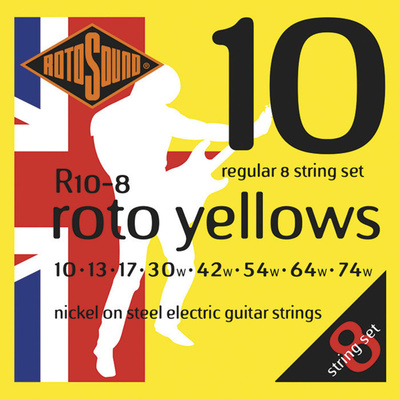 Rotosound - Roto Yellows R10-8