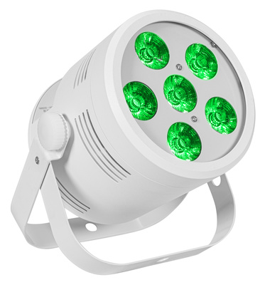 Eurolite - LED Silent Par 6 QCL Floor WH
