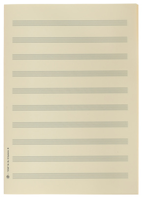 Star - Sheet Music Paper DIN A4 10