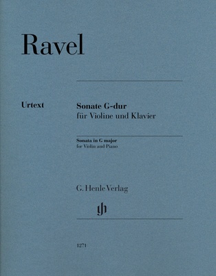 Henle Verlag - Ravel Violinsonate G-Dur