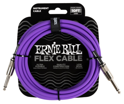 Ernie Ball - Flex Cable 10ft Purple EB6415
